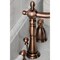 Kingston Brass KB197PLAC 8" Widespread Bathroom Faucet, Antique Copper KB197PLAC - alternate 6